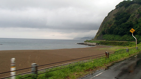 路面はウェット状態